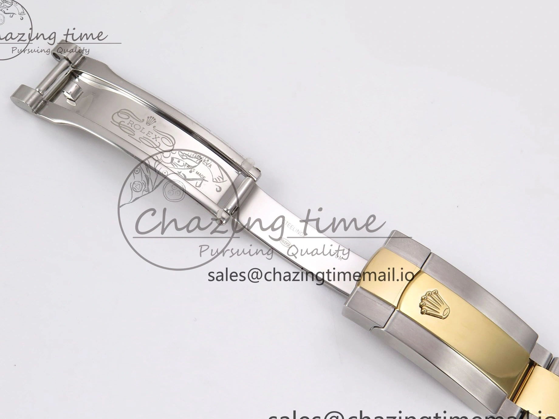 0506 DateJust 41 126333 EWEF Best Edition YG Stick Dial on SS YG Oyster Bracelet A Durable 971